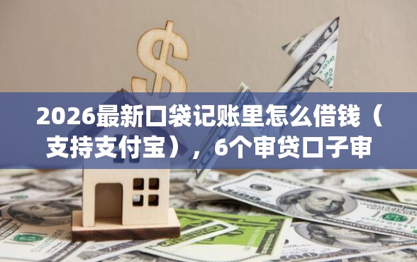 2026最新口袋记账里怎么借钱（支持支付宝），6个审贷口子审核加快的app无私分享