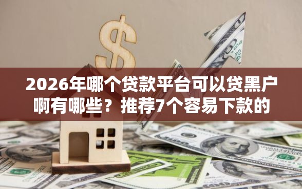 2026年哪个贷款平台可以贷黑户啊有哪些?推荐7个容易下款的平台 2026年哪个贷款平台可以贷黑户啊有哪些?推荐7个容易下款的平台