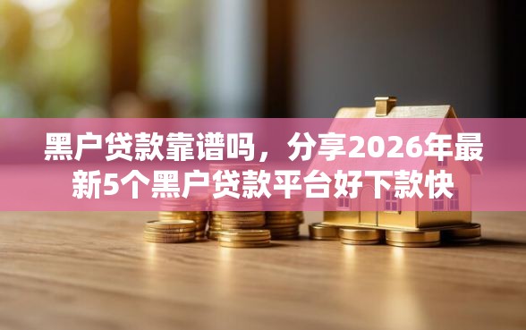 黑户贷款靠谱吗，分享2026年最新5个黑户贷款平台好下款快
