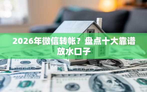 2026年微信转帐？盘点十大靠谱放水口子