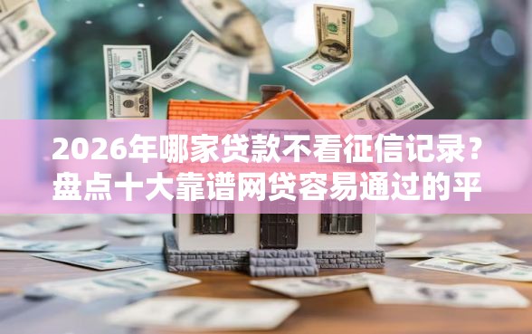 2026年哪家贷款不看征信记录？盘点十大靠谱网贷容易通过的平台