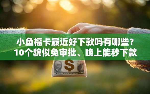 小鱼福卡最近好下款吗有哪些？10个貌似免审批、晚上能秒下款的高炮口子合集