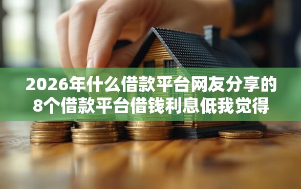 2026年什么借款平台网友分享的8个借款平台借钱利息低我觉得不错！