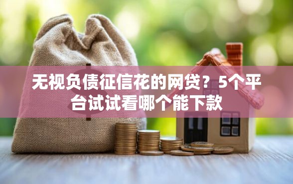 无视负债征信花的网贷？5个平台试试看哪个能下款