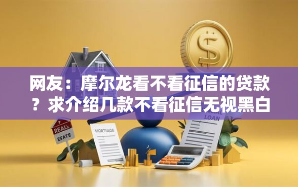 网友：摩尔龙看不看征信的贷款？求介绍几款不看征信无视黑白百分百下款软件