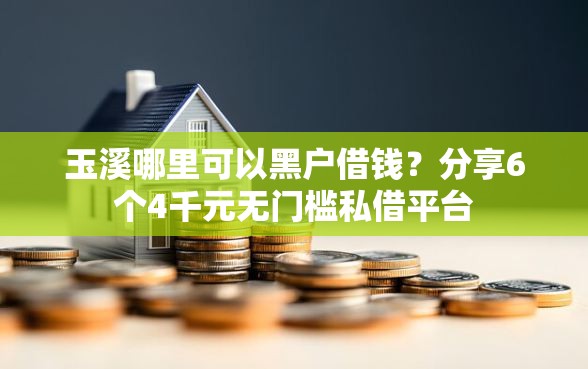 玉溪哪里可以黑户借钱？分享6个4千元无门槛私借平台