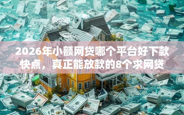 2026年小额网贷哪个平台好下款快点，真正能放款的8个求网贷容易下款的口子推荐