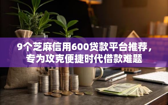 9个芝麻信用600贷款平台推荐，专为攻克便捷时代借款难题
