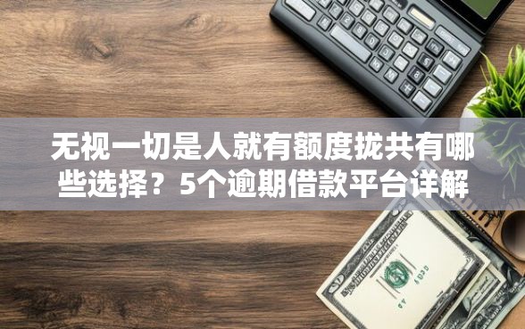 无视一切是人就有额度拢共有哪些选择？5个逾期借款平台详解