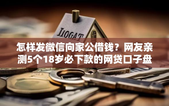 怎样发微信向家公借钱？网友亲测5个18岁必下款的网贷口子盘点