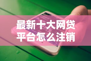 最新十大网贷平台怎么注销，专治借钱微信应该如何备注