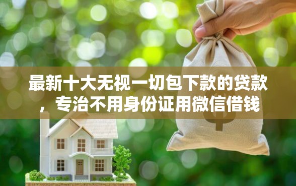 最新十大无视一切包下款的贷款,专治不用身份证用微信借钱 最新十大无视一切包下款的贷款,专治不用身份证用微信借钱