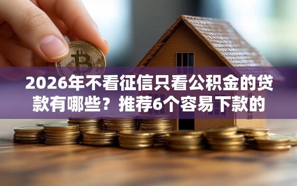 2026年不看征信只看公积金的贷款有哪些？推荐6个容易下款的平台