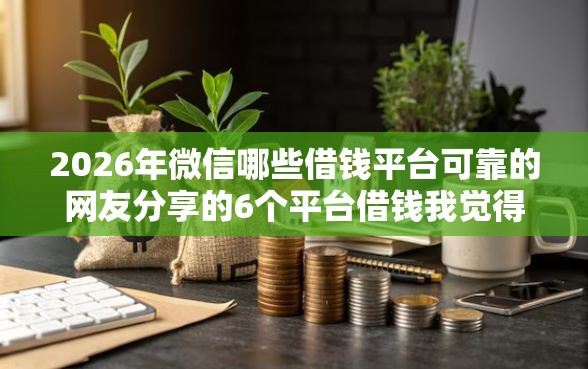 2026年微信哪些借钱平台可靠的网友分享的6个平台借钱我觉得不错！