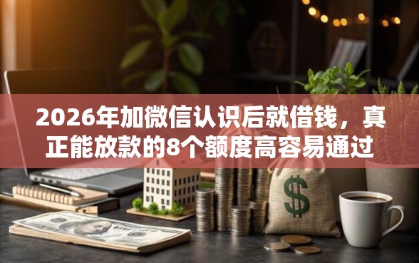 2026年加微信认识后就借钱，真正能放款的8个额度高容易通过的平台推荐