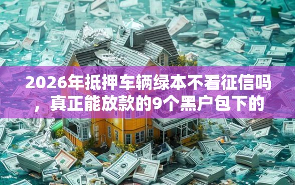 2026年抵押车辆绿本不看征信吗，真正能放款的9个黑户包下的口子推荐