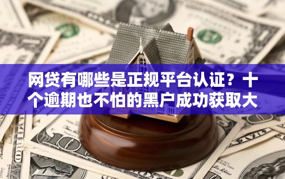 网贷有哪些是正规平台认证？十个逾期也不怕的黑户成功获取大额贷款的软件