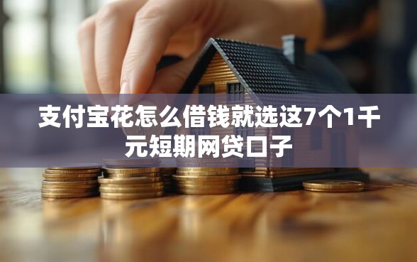 支付宝花怎么借钱就选这7个1千元短期网贷口子