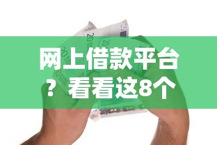 网上借款平台？看看这8个贷款平台有没有能下款的