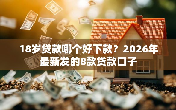 18岁贷款哪个好下款？2026年最新发的8款贷款口子