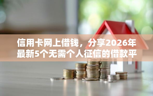 信用卡网上借钱，分享2026年最新5个无需个人征信的借款平台
