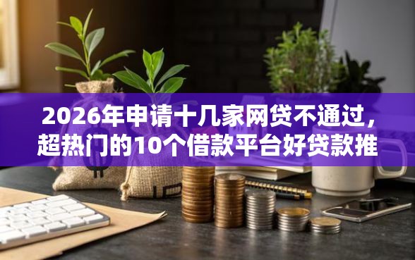 2026年申请十几家网贷不通过，超热门的10个借款平台好贷款推荐