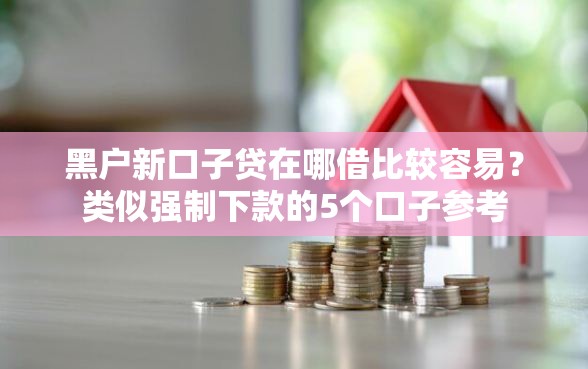黑户新口子贷在哪借比较容易?类似强制下款的5个口子参考 黑户新口子贷在哪借比较容易?类似强制下款的5个口子参考