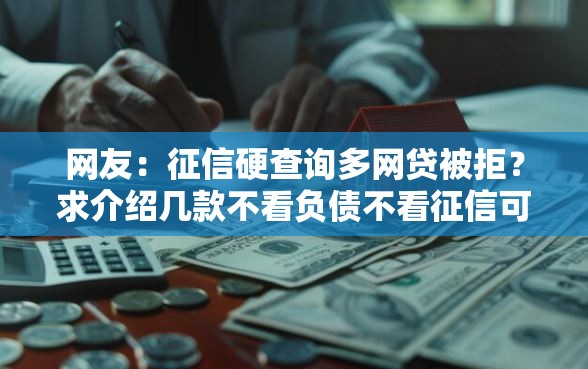 网友：征信硬查询多网贷被拒？求介绍几款不看负债不看征信可以下款的平台