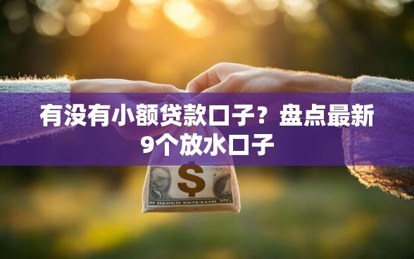 有没有小额贷款口子？盘点最新9个放水口子