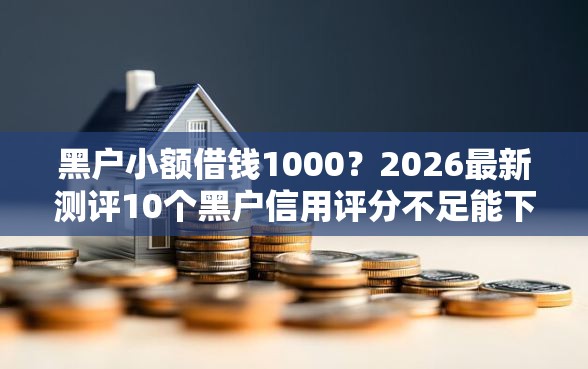 黑户小额借钱1000？2026最新测评10个黑户信用评分不足能下款的软件