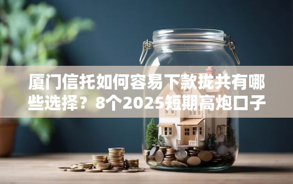 厦门信托如何容易下款拢共有哪些选择？8个2025短期高炮口子必下款详解