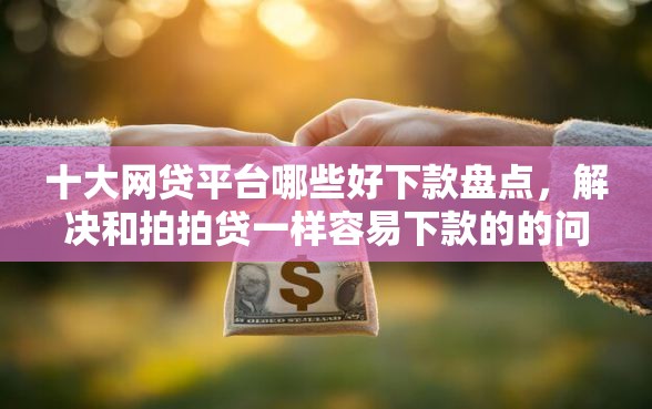 十大网贷平台哪些好下款盘点，解决和拍拍贷一样容易下款的的问题