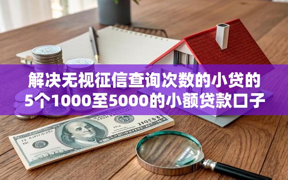 解决无视征信查询次数的小贷的5个1000至5000的小额贷款口子分享