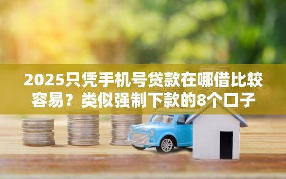 2025只凭手机号贷款在哪借比较容易？类似强制下款的8个口子参考