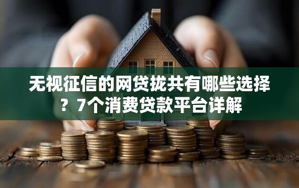 无视征信的网贷拢共有哪些选择？7个消费贷款平台详解