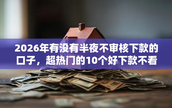 2026年有没有半夜不审核下款的口子，超热门的10个好下款不看征信的网贷平台推荐