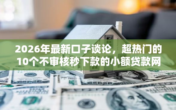 2026年最新口子谈论，超热门的10个不审核秒下款的小额贷款网贷推荐