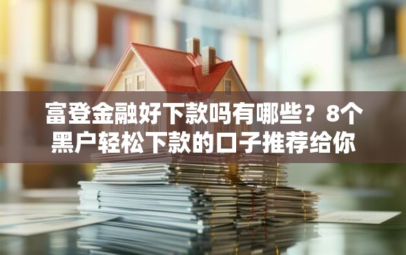 富登金融好下款吗有哪些？8个黑户轻松下款的口子推荐给你