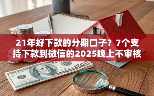 21年好下款的分期口子？7个支持下款到微信的2025晚上不审核直接放款口子