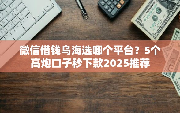 微信借钱乌海选哪个平台？5个高炮口子秒下款2025推荐