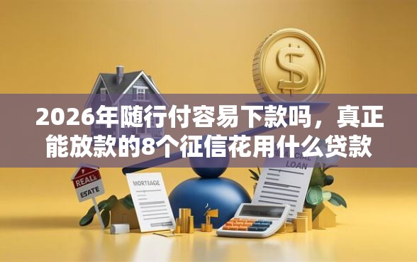 2026年随行付容易下款吗，真正能放款的8个征信花用什么贷款软件推荐