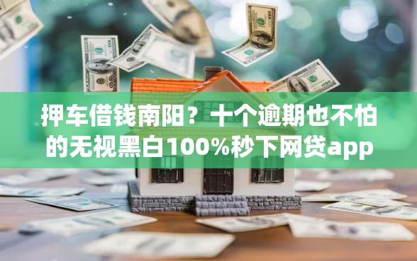 押车借钱南阳？十个逾期也不怕的无视黑白100%秒下网贷app