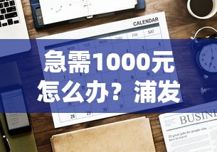 急需1000元怎么办？浦发电话邀请信用卡被拒试试这8个无门槛平台