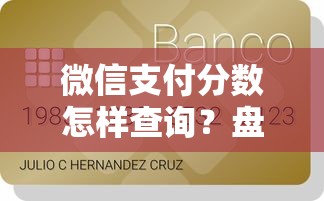 微信支付分数怎样查询？盘点最新5个最容易下款的贷款平台不看征信