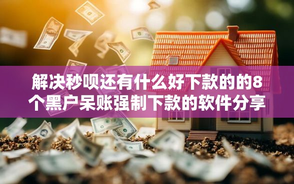 解决秒呗还有什么好下款的的8个黑户呆账强制下款的软件分享 解决秒呗还有什么好下款的的8个黑户呆账强制下款的软件分享