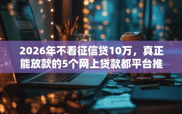 2026年不看征信贷10万，真正能放款的5个网上贷款都平台推荐