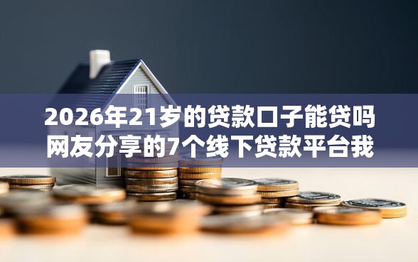 2026年21岁的贷款口子能贷吗网友分享的7个线下贷款平台我觉得不错！