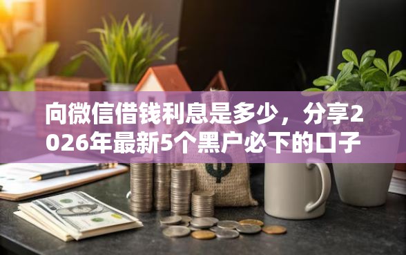 向微信借钱利息是多少,分享2026年最新5个黑户必下的口子 向微信借钱利息是多少,分享2026年最新5个黑户必下的口子