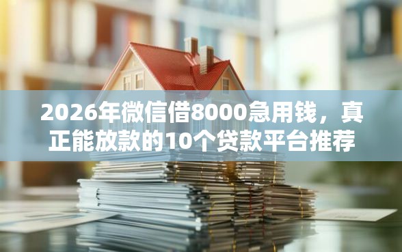 2026年微信借8000急用钱,真正能放款的10个贷款平台推荐 2026年微信借8000急用钱,真正能放款的10个贷款平台推荐