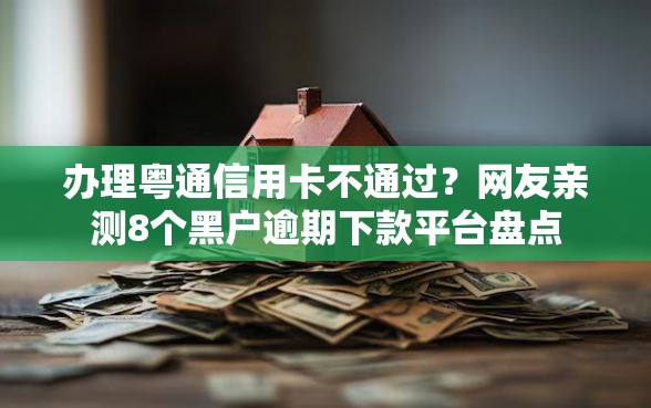 办理粤通信用卡不通过？网友亲测8个黑户逾期下款平台盘点